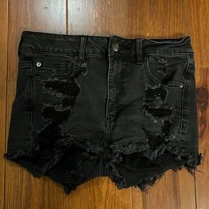 Black American Eagle Shorts